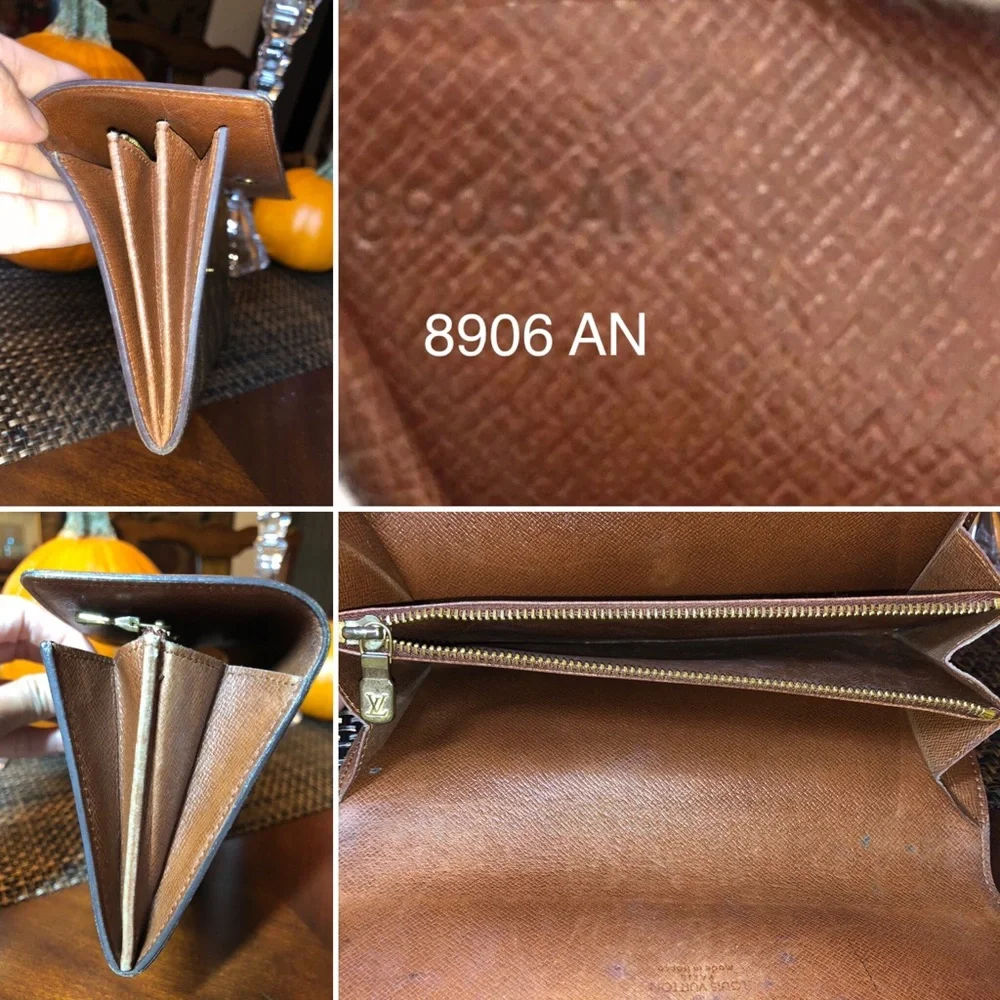 Authentic LV Portefeuille Sarah Wallet